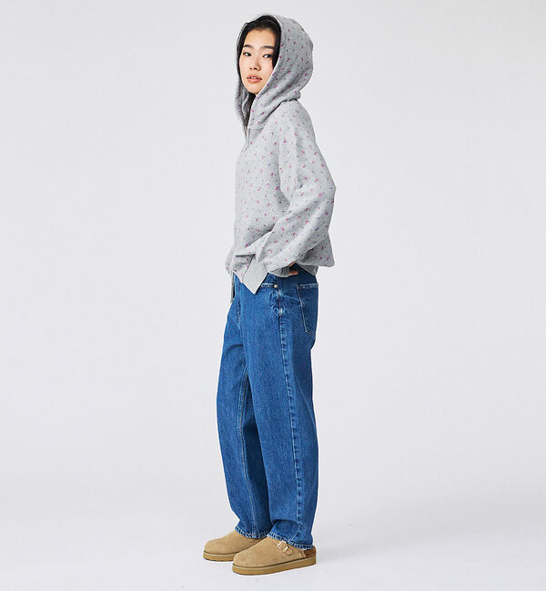 Rouge vif「【JEMORGAN/ジェーイーモーガン】ガーゼ裏毛花柄フルジップパーカー/JF6」|パーカー|