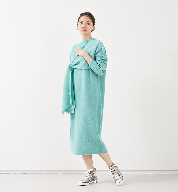 qualite「ブークレーリブニットワンピース」|ワンピース|