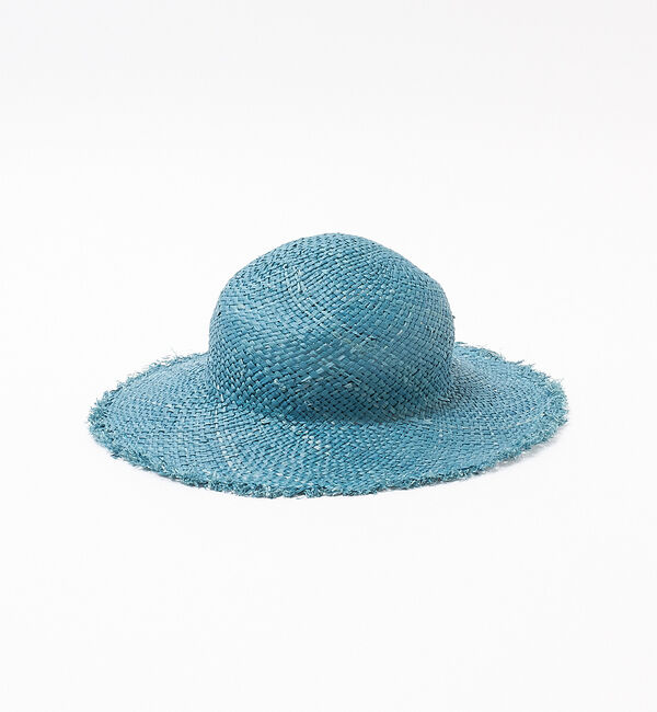 qualite「【LaMaisondeLyllis】フリンジハット」|その他|ブルー