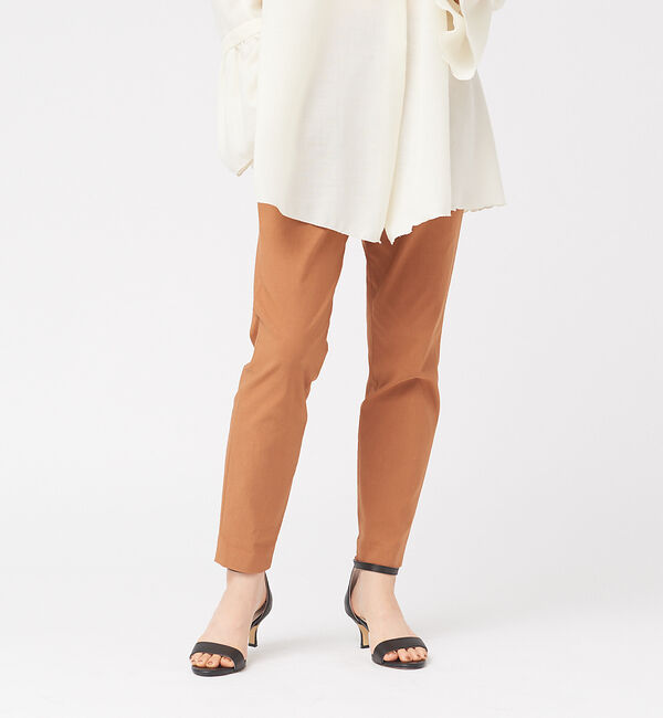 qualite「【新色登場】【WEB限定販売】ストレッチ2タックパンツ」|その他|ブラウン