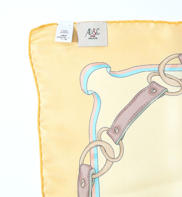 qualite「【AD&C】ツイルシルクスカーフ」|バンダナ・スカーフ|