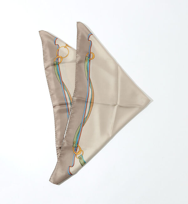 qualite「【AD&C】ツイルシルクスカーフ」|バンダナ・スカーフ|