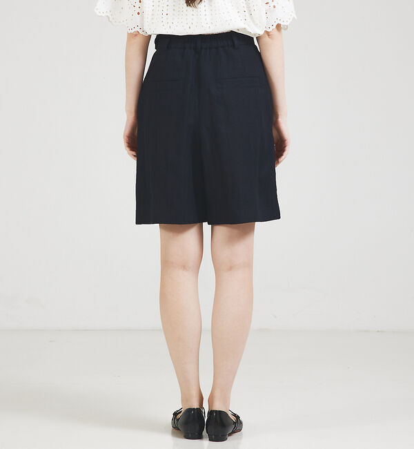 qualite「【セットアップ対応】ランダムヘリンボーンリネンショートパンツ」|その他|