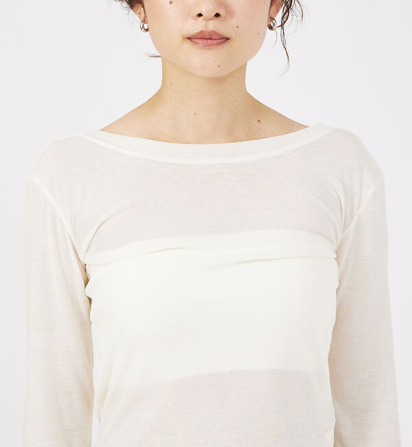 qualite「【PROTAGONISTA】シアーカットソー」|Tシャツ・カットソー|