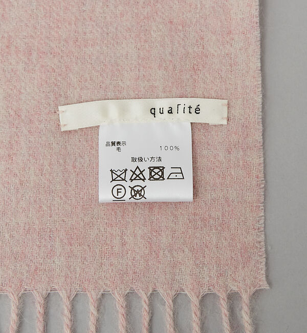 qualite「メランジウールカラーストール」|マフラー|