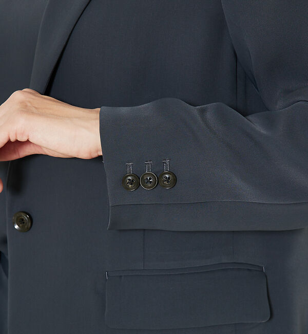 qualite「トルコサテンジャケット」|テーラードジャケット|