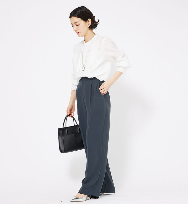 qualite「レイヤードラッフルブラウス」|シャツ・ブラウス|