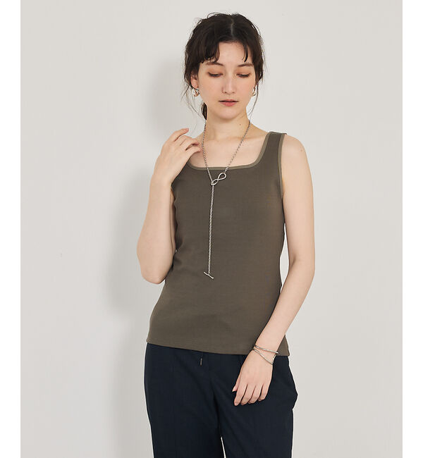 qualite「プレミアムフライスタンクトップ」|キャミソール|