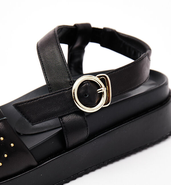 AU BANNISTER「ワンポイントフットベッドサンダル」|サンダル|