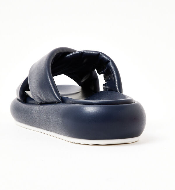 AU BANNISTER「【LAROUTE】クロスベルトラウンドソール」|サンダル|