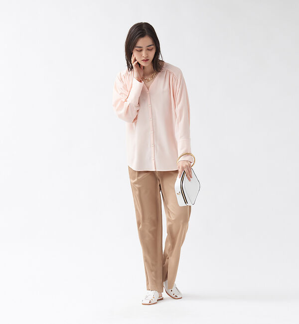 AU BANNISTER「メッシュスクエアトゥフラットミュール」|サンダル|