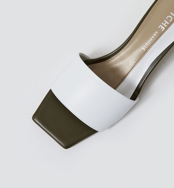 AU BANNISTER「カラーブロックミュール」|サンダル|