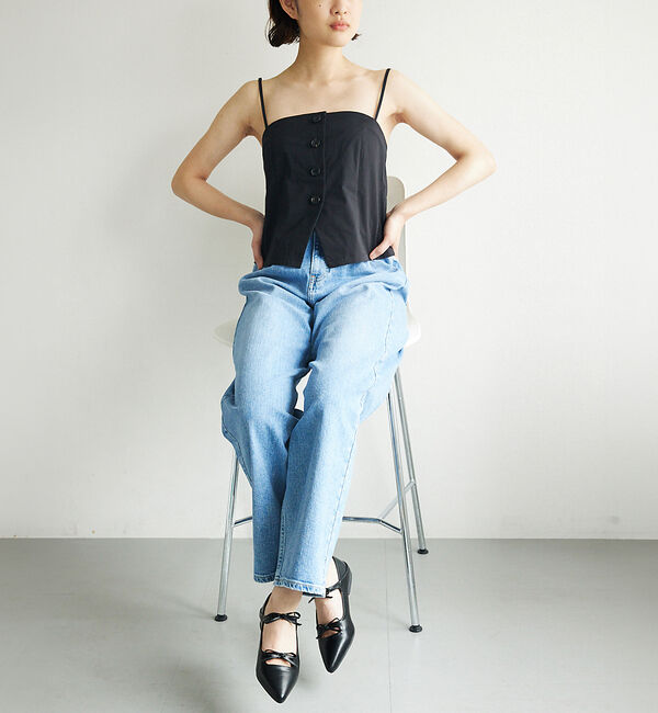 AU BANNISTER「【販売店舗限定】ダブルリボンポインテッドパンプス」|パンプス|