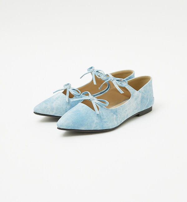 AU BANNISTER「【販売店舗限定】ダブルリボンポインテッドパンプス」|パンプス|