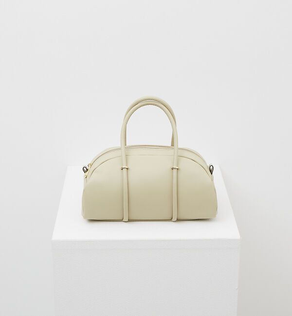 LOWELL things「Colline/レザー2WAYボストンバッグ」|ショルダー・メッセンジャー|ライトベージュ