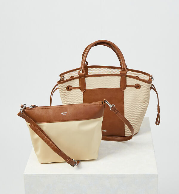 LOWELL things「Sheer/シアーメッシュ2WAYトート」|かごバッグ|