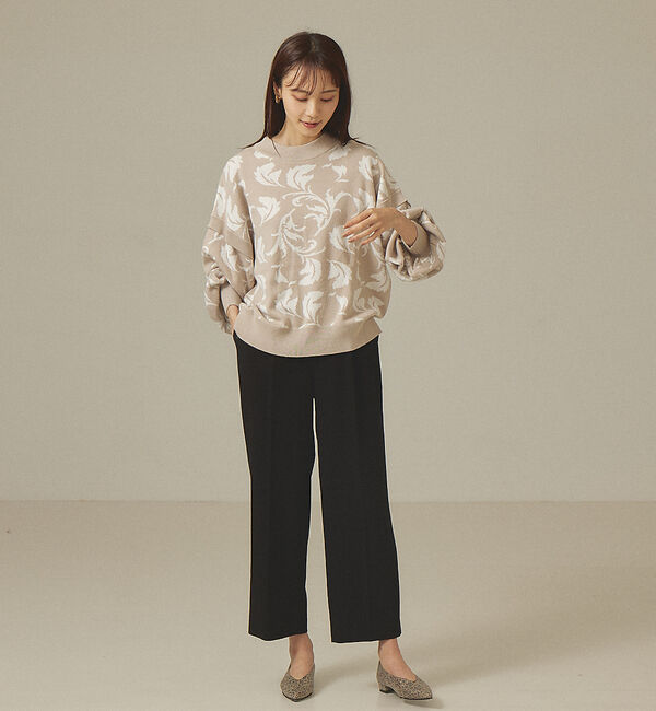 abahouse mavie「【感嘆パンツ】セミワイドパンツ」|スラックス|