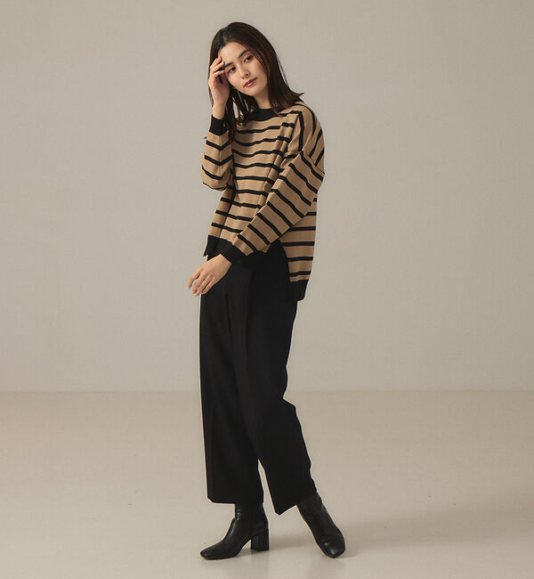 abahouse mavie「【感嘆パンツ】セミワイドパンツ」|スラックス|