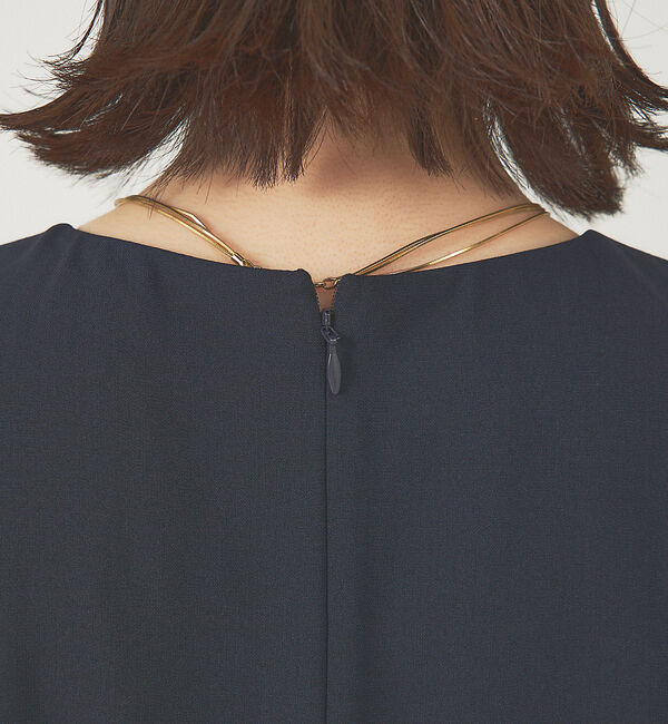 abahouse mavie「【エニデイカセット】シアー袖切替ワンピース」|ワンピース|