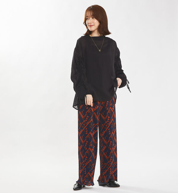 abahouse mavie「クリスタルプリーツパンツ」|その他|