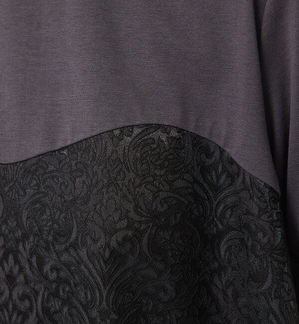 abahouse mavie「ジャガードコンビプルオーバー」|Tシャツ・カットソー|