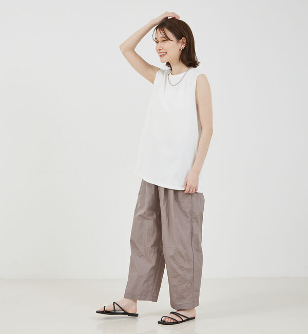 abahouse mavie「バックスリットノースリ」|Tシャツ・カットソー|