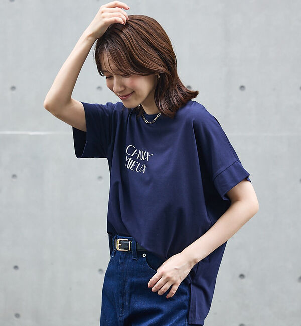 abahouse mavie「ワイドロゴT」|Tシャツ・カットソー|