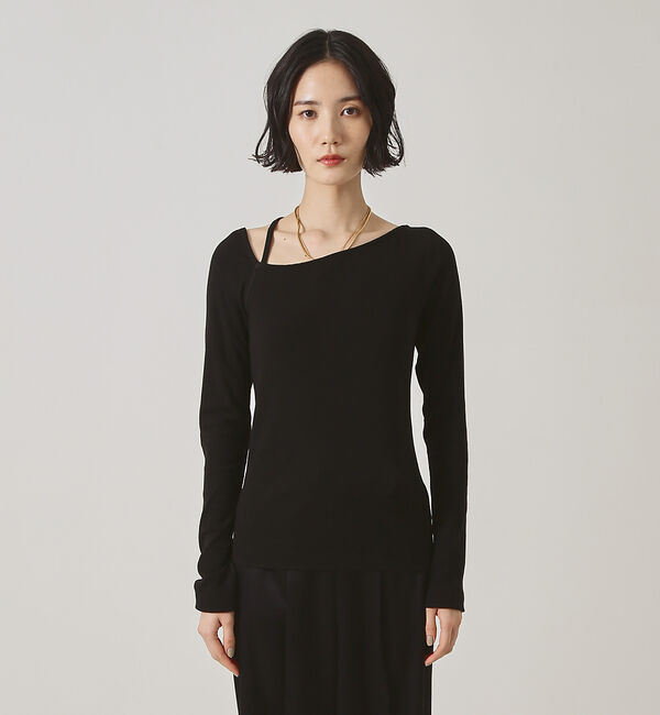 The Store by C' 「【COCUCA】リブアシメジャージー」|Tシャツ・カットソー|