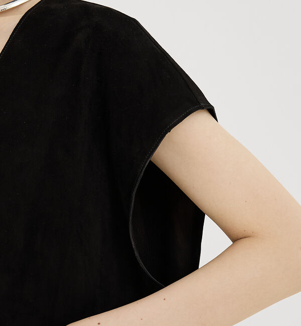 The Store by C' 「【METHODE】HABITO in SUEDE／スエードワンピース」|ワンピース|