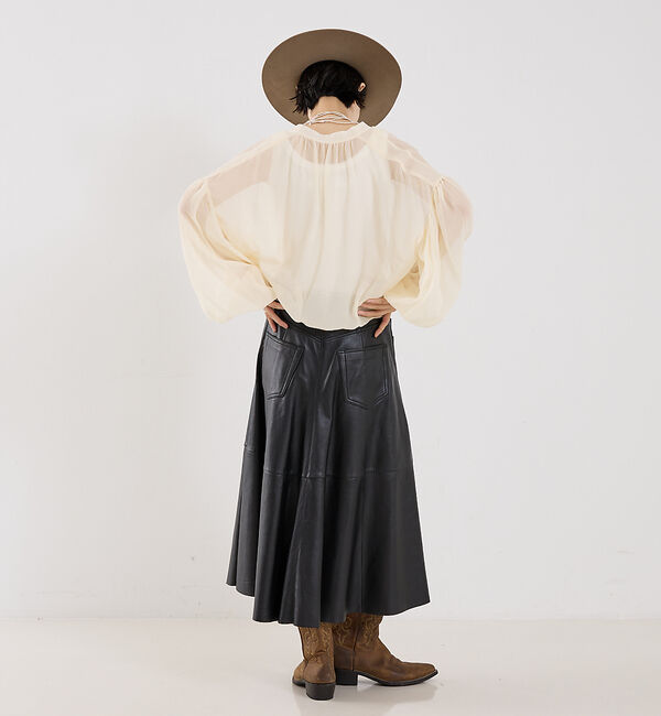 The Store by C' 「【COCUCA】シルクフェミニンブラウス」|シャツ・ブラウス|