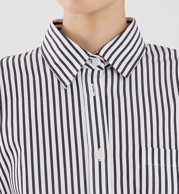 The Store by C' 「【MARIA McMANUS】Oversized Shirt in Black&times;」|シャツ・ブラウス|