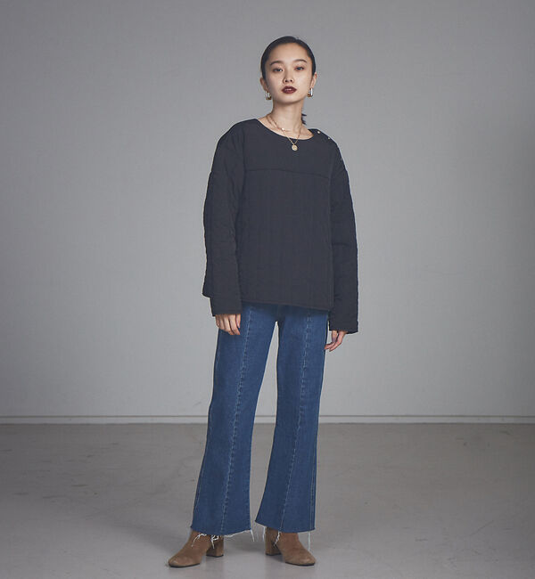 NOMINE「【展開店舗限定】キルト中綿プルオーバー」|スウェット・ジャージ|