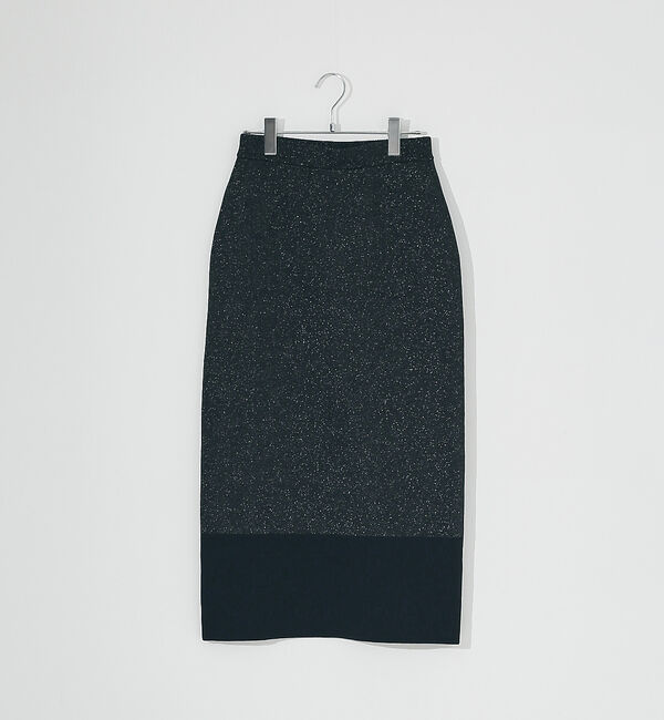 NOMINE「【上下2点セット/セットアップ対応】ラメプテーティングニットトップス＋ニットスカ」|スカート|