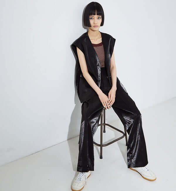 NOMINE「サテンパンツ」|スラックス|