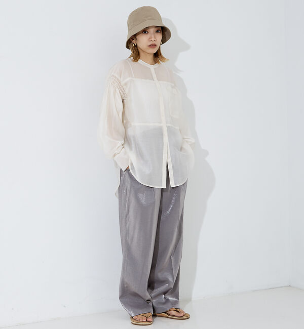 NOMINE「サテンパンツ」|スラックス|