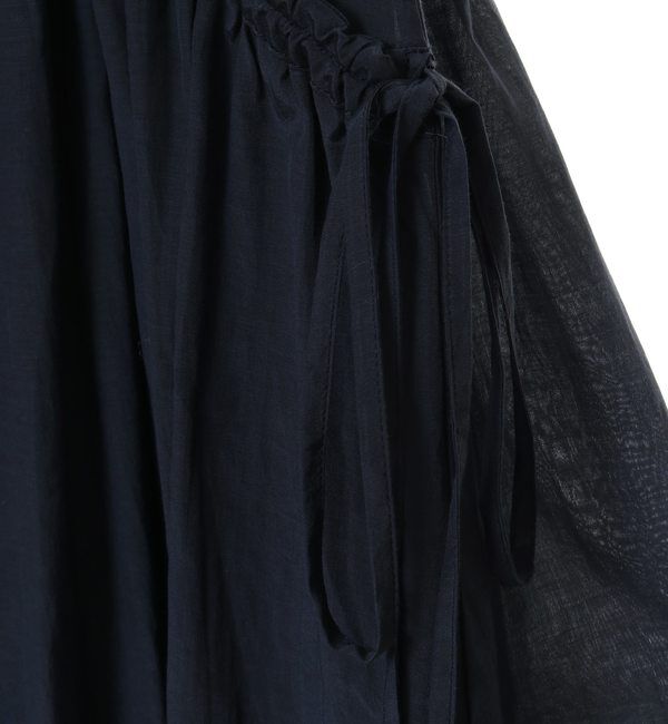  「切り替えギャザーロングスカート」|スカート|