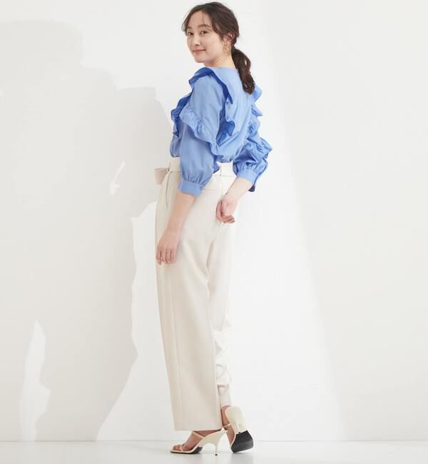 TIARA「flowyフリルブラウス」|シャツ・ブラウス|