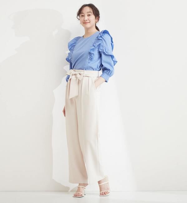 TIARA「flowyフリルブラウス」|シャツ・ブラウス|