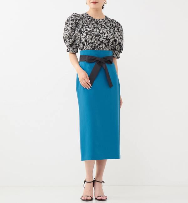 TIARA「ヴィンテージフラワープリントギャザーブラウス」|シャツ・ブラウス|