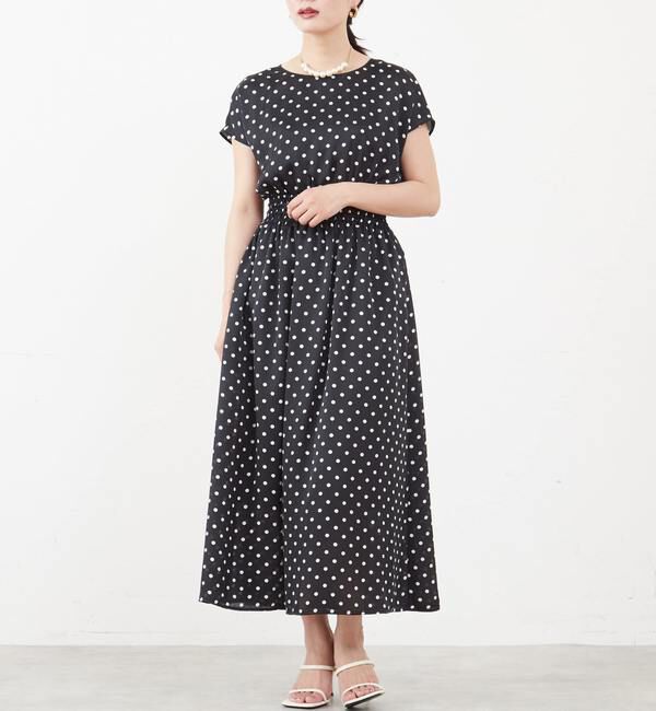 TIARA「ドットプリントワンピース」|ワンピース|