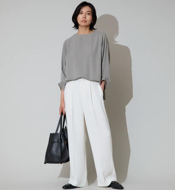 TIARA「2WAYスキッパードルマンブラウス」|シャツ・ブラウス|