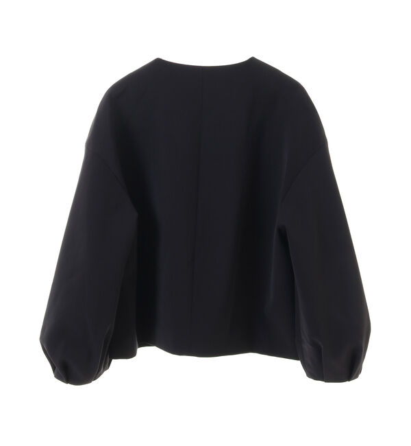 TIARA「コクーンスリーブノーカラージャケット」|ノーカラージャケット|