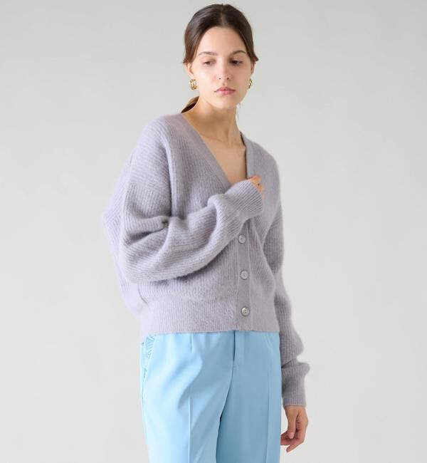 TIARA「片畦Vネックカーディガン」|カーディガン|