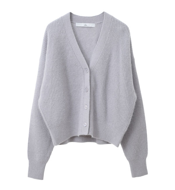 TIARA「片畦Vネックカーディガン」|カーディガン|