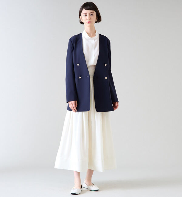 TIARA「切り替えヘムタックギャザースカート」|スカート|