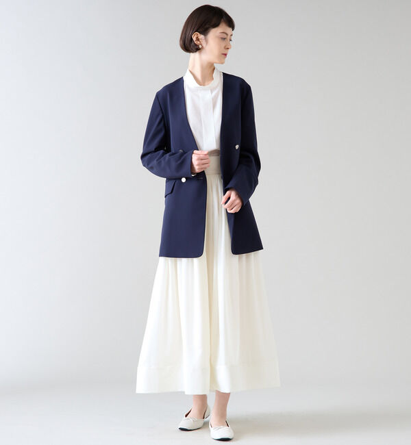 TIARA「切り替えヘムタックギャザースカート」|スカート|