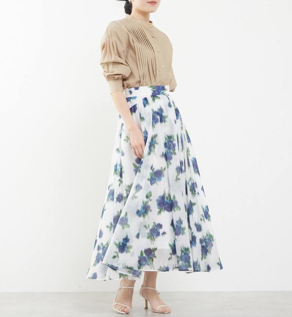 TIARA「タックオーバーシャツブラウス（セットアップ可）」|シャツ・ブラウス|