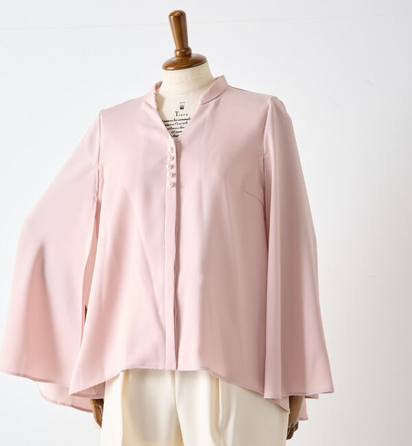 TIARA「《別注カラーあり》【PANORMO/パノルモ】パールブラウス」|シャツ・ブラウス|