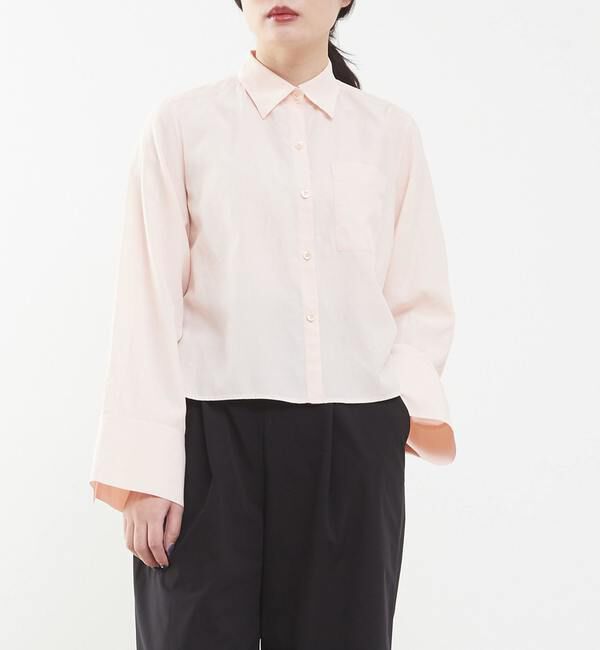 TIARA「ショートシャツ」|シャツ・ブラウス|ピンク