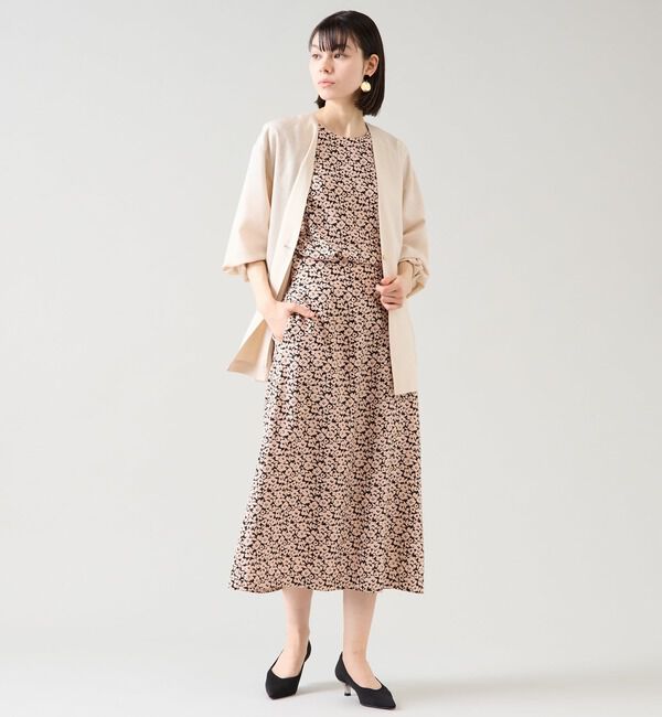 TIARA「Pansyプリントフリルブラウス」|シャツ・ブラウス|